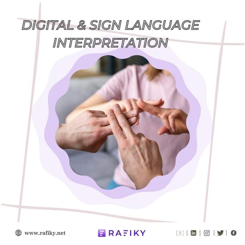 sign language interpreting in digital