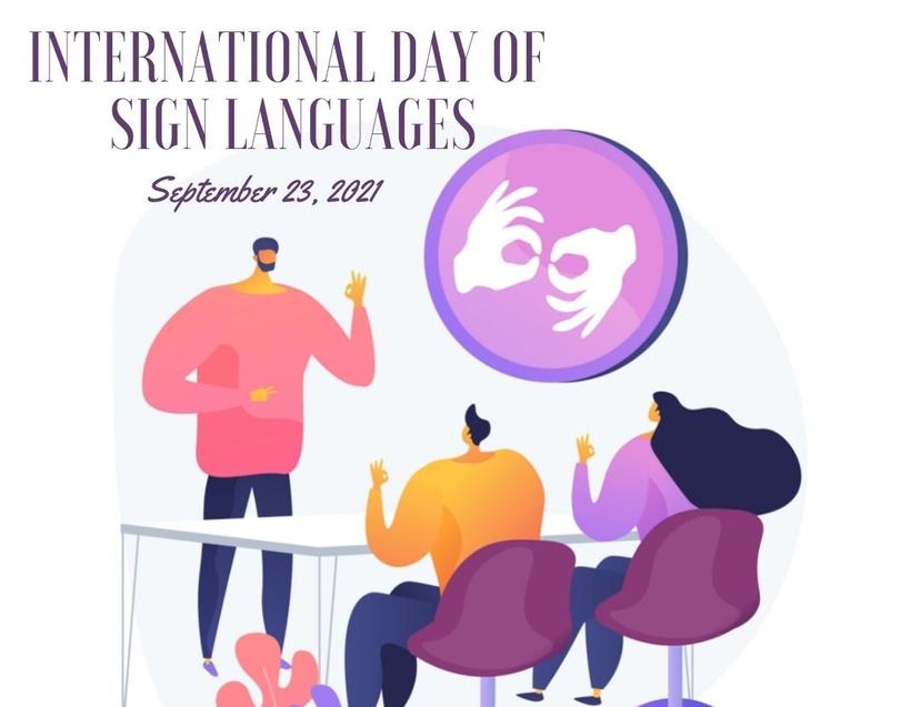 International Day of Sign Languages 2021, 23 September